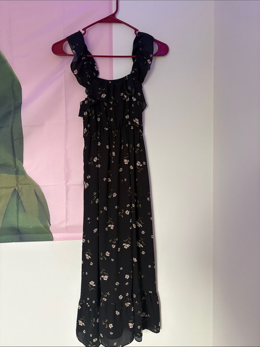 Inspired Hearts Black Floral Dress